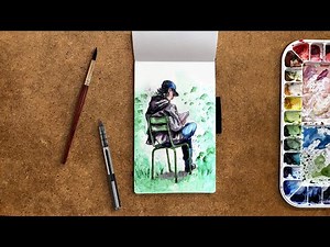 How to Draw The Man Reading a Book | Step By Step Tutorial For Beginners