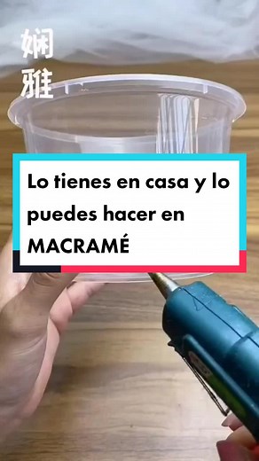 Cómo hacer un bello macetero de macramé paso a paso