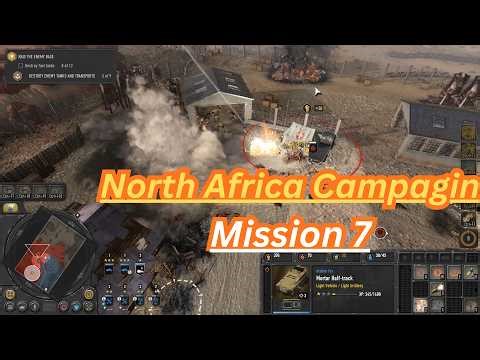 Company of Heroes 3 North Africa Campaign Mission 7 Full Gameplay PC 1080p