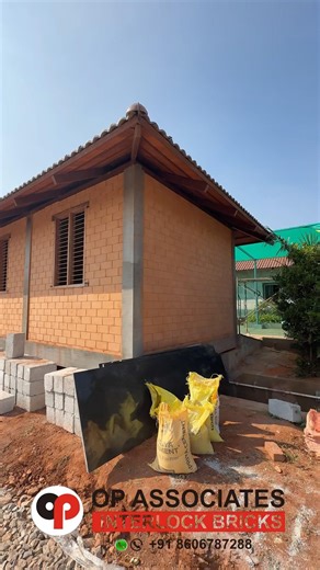 Soil solid laterite interlocking bricks labour quarters work #soil #mudbrick #interlockingbrick #eco