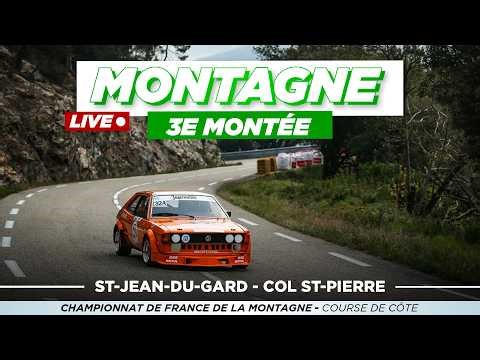 #Direct : 3ème Montée de course de la 52ème Course de Côte Nationale St Jean du Gard - Col St Pierre