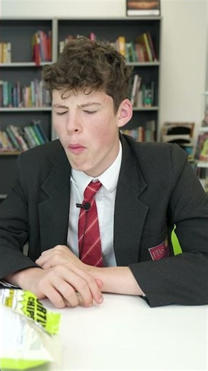 British High Schoolers Mind-Blown by Korean Snacks for the first time! - Turtle Chip