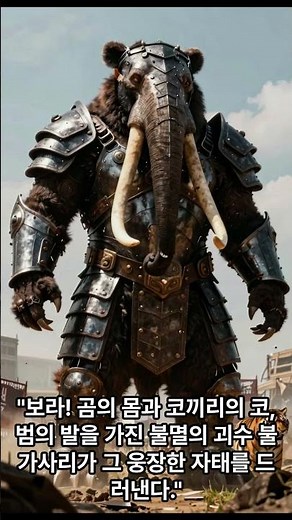 "[Raon x Daon] Mythology Final: 불가사리, 강철의 포효" #mythology #motivation #historicalmyths