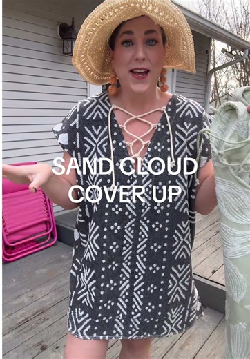 Cute Beach Towel Meets Bathing Suit Cover Up