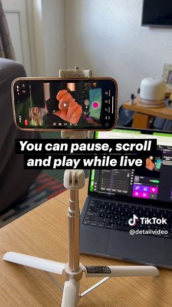 How to live stream a video reaction with the Detail app #detailvideo #videocreator #live