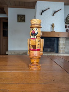 Vintage Wooden Nutcracker Soldier Hand Carved - Etsy