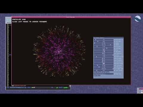 Fireworks Particle Simulation (C++, Raylib, ImGui)