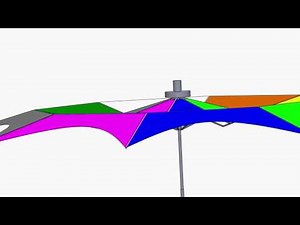 Umbrella mechanism animation | Solidworks | Suren SN