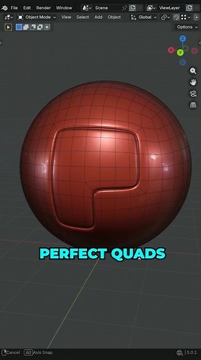 Cut Paths in Blender with Perfect Topology