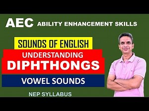 DIPHTHONGS or GLIDES: English Vowel Sounds, AEC English Language/ Linguistics #vowelsounds