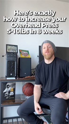 Here’s exactly how to increase your overhead press 5-10lbs in 8 weeks #progressiveoverload #fitness