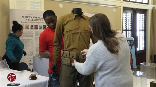 The City’s The John G. Riley Center & Museum proudly announces a new exhibition that opens on Thursday, Feb. 12, for a 10-month run – African Americans in Tallahassee: The World Wars and Post-War Life. Using historical photographs, artifacts, audiovisual media & more, it explores how Black men and women navigated military service, wartime labor, segregation and civic life at home, while unknowingly laying the groundwork for the modern Civil Rights Movement. Admission is free. Check out this vide