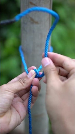 The Easiest Way to Tie a Slip Knot (Beginner Friendly) #slipknot #tutorial #knottutorial #shorts