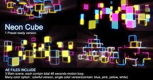 Neon Cube