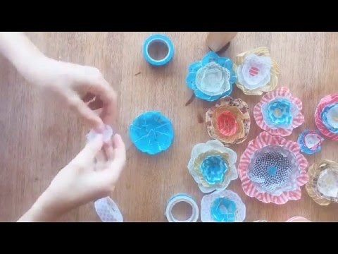 Washi Tape Flower Tutorial