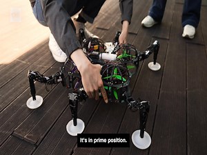 Students at the Korea Advanced Institute of Science & Technology (KAIST) have developed a drone with multiple legs inspired by the movement of a spider. It’s designed to reach places other robots can’t. Sponsored by Samsung | CNN