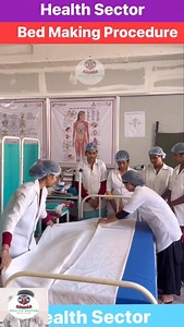 566K views · 3.7K reactions | Bed Making Procedure | Health Sector . . . . . . . . . #Nursing #reel #reels #medical #shorts #healthsector #fbreels #fbreel | Surajit Tripura | Facebook