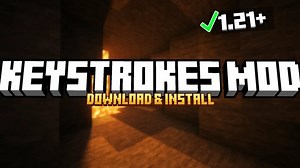 How To Install KeyStrokes Mod in Minecraft 1.21.10