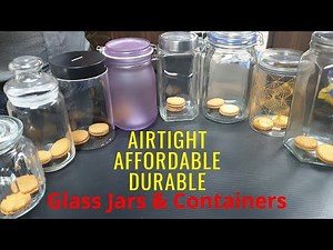 Best Airtight Glass Food Storage Jars & Containers for Kitchen