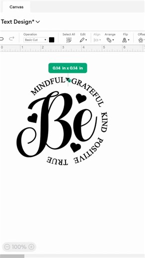 In this tutorial, I’ll show you how to use the Text, Curve, and a couple of Shapes tools in Cricut Design Space to create this beautiful “Be” design. You’ll learn how to curve your text perfectly around a shape while practicing key tools to help you get more confident in Design Space. Give it a try and share your result — I’d love to see it! 💕 Fonts used: Times New Roman Baby Magnolia (free) link in my Ko Fi page in my BIO #cricutdesignspace #cricuttutorials #cricuttips #CricutCurveText #cricut