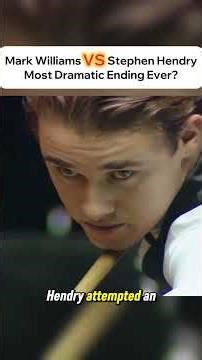 Mark Williams VS Stephen Hendry #snooker #markwilliams #stephenhendry #snookerlover #snookerplayer