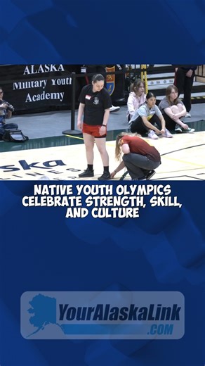 Young athletes from across Alaska gather in Anchorage for the Native Youth Olympics, honoring tradition with events like the seal hop and scissor kick. The games run through Saturday at the Alaska Airlines Center. #NativeYouthOlympics #Anchorage #AlaskaNativeCulture #Tradition #ScissorKick #SealHop #AlaskaEvents | Your Alaska Link TV