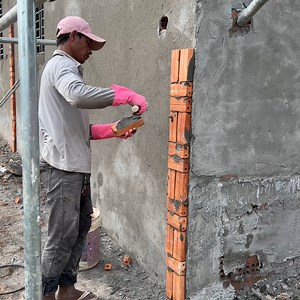 37K views · 518 reactions | Process To Install Bricks On The Wall | DIY crafts PR | Facebook