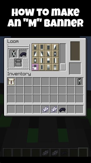 How to make an "M" on a banner!