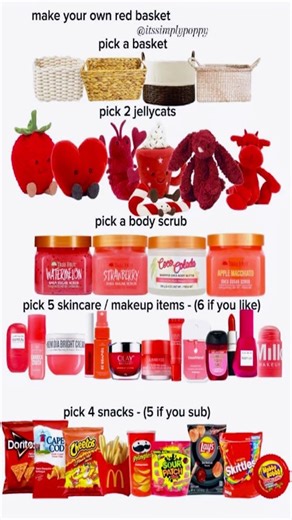 { youtube ruined my quality! - don’t mind that } make your own red basket 🍒 ! #preppy #trend #fyp