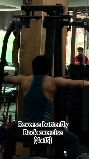 Reverse butterfly | back exercise
