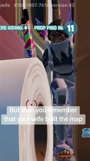 S-tier Hiding Spot in Toy Store Prop Hunt #fortnite #fortniteprophunt