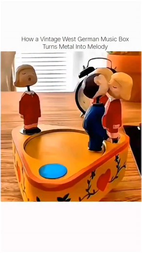 Science | This vintage West German music box uses pure mechanical engineering—no electricity, no electronics—just precision-cut metal teeth, a... | Instagram