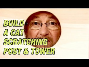 How to Build a Cat Tree Complete with Scratching Post and Tower