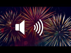1 Hour Loop of Firework Sound Effect: Distant New Years Eve Fireworks