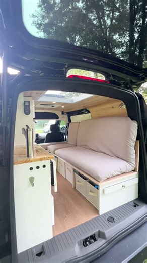 Fully loaded Ford Transit Connect Campervan #vanlife #camperbuild #fordtransitconnect