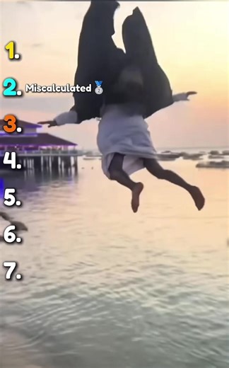 Ranking the best water diving moments #dives#funny#ranking