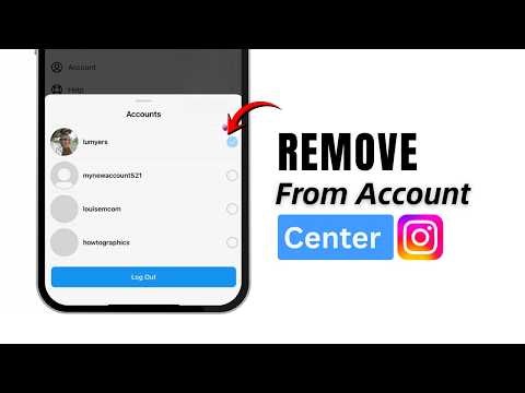 How To Remove Instagram From Account Center (2026)