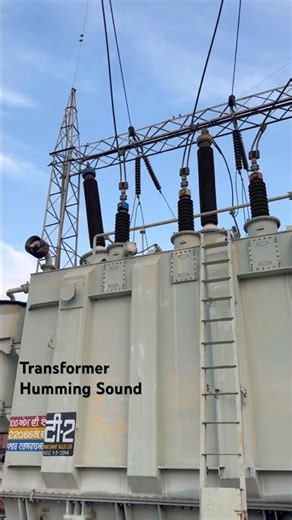 100MVA Transformer Humming Sound."Listening to the grid while nature sings." #220kV #humming