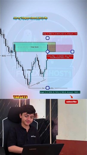 ​📉 Breaking down a perfect Smart Money Concepts (SMC) entry! Order Block + Inducement = 💰 #forex