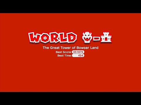 The Great Tower of Bowser Land Stars and Stamps Walkthough