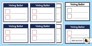 Blank Voting Ballot Template