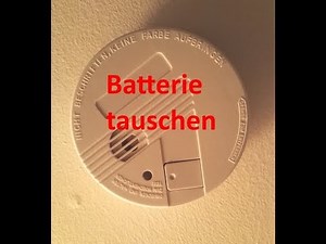 Rauchmelder Batterie tauschen