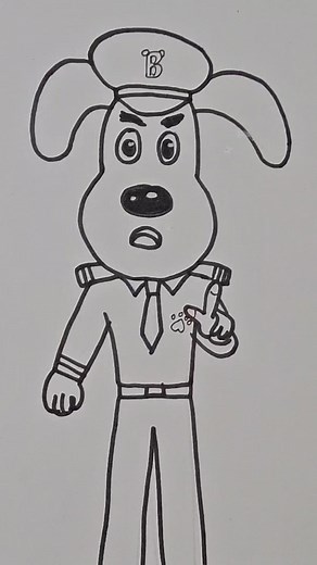 Drawing labrador/ tô màu cảnh sát trưởng labrador | Cùng vẽ nào