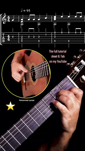 The Wellerman Sea Shanty Fingerstyle Guitar Tutorial by Mohammad Lameei