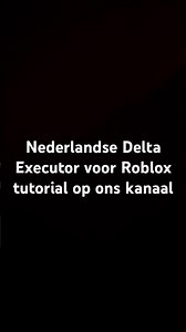 Check ons kanaal voor de tutorial. Kijk nu het nog kan
