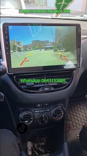 Installation Autoradio android peugeot 208 avec camera de recule