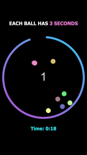 Each Ball has 3 seconds to escape #satisfying #viral #asmr