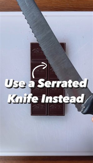 17K views · 137 reactions | Serrated knives are great for cutting so much more than bread. Here’s how and why we use a serrated knife to chop chocolate. Read our Serrated Knives review: https://cooks.io/46deG5q | America's Test Kitchen | Facebook