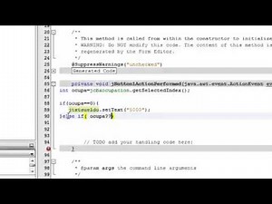 Introducción a Java Netbeans - Uso de JComboBox