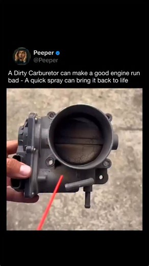 PEEPER on Instagram: "A dirty carburetor can make a healthy engine feel broken, causing rough idling, hesitation, or stalling. Over time, fuel leaves behind varnish and carbon deposits that clog tiny passages and restrict airflow. A targeted spray of carburetor cleaner dissolves this buildup, restoring the proper air-fuel mixture and smoother throttle response. In many cases, this quick cleaning is enough to noticeably improve performance without replacing parts. However, spraying is not a perma